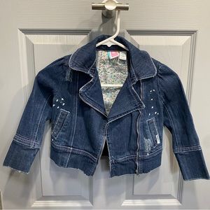Roxy Girls Teenie Wahnie Denim Jacket - Size 4
